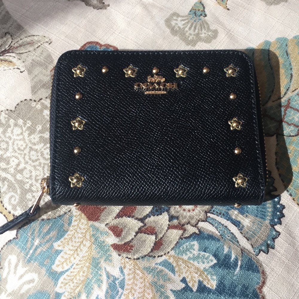 Coach black wallet
